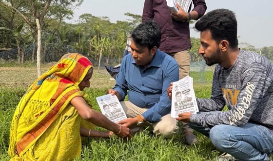 কৃষকের মাঠে ট্রাকের বার্তা পৌঁছে দিতে ব্যস্ত: ফারদিন