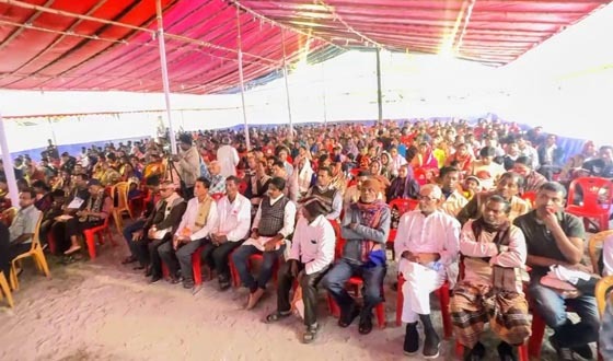কাউখালীতে বিএনপি প্রার্থীর পক্ষে হিন্দু সম্প্রদায়ের সমাবেশ
