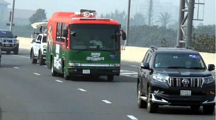 নির্বাচনী প্রচারণায় ময়মনসিংহের পথে তারেক রহমান