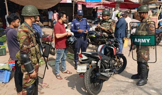 কাউখালীতে অর্ধ লক্ষাধিক টাকা জরিমানা