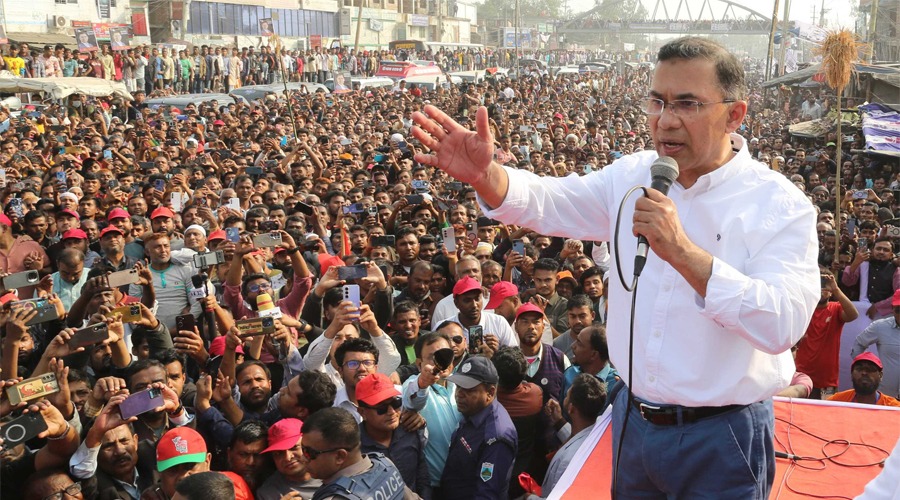 ভোট দিয়ে প্রমাণ করুন বগুড়া বিএনপির ঘাঁটি: পথসভায় তারেক রহমান