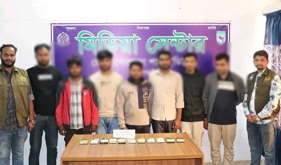 নীলফামারীতে অনলাইন জুয়ার সঙ্গে জড়িত ৭ জন গ্রেপ্তার