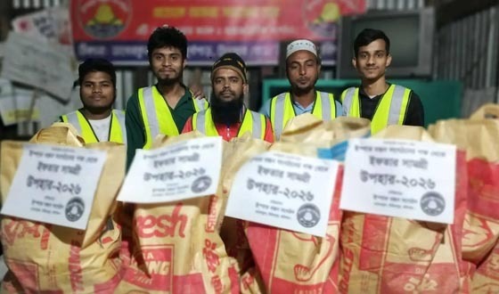 মানবিক দৃষ্টান্ত স্থাপন করল ইস্পাত বন্ধন