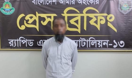 কুড়িগ্রামে গৃহবধুকে গলা কেটে হত্যা, আসামি গ্রেফতার