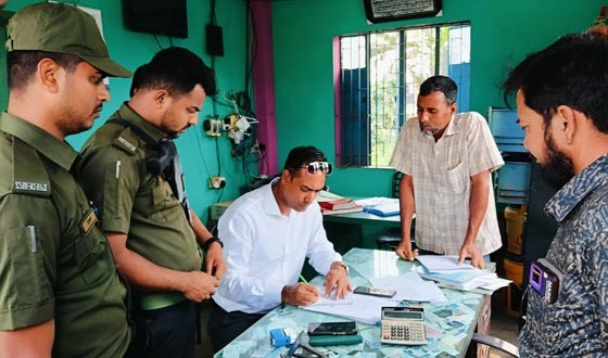 ফসলি জমির মাটিকাটায় মোবাইল কোর্টে জরিমানা