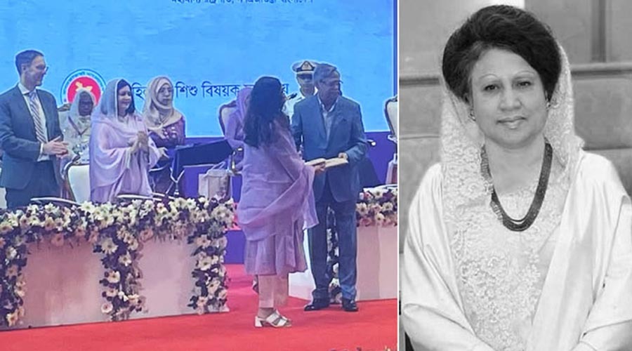 গণতন্ত্রে অবদানের স্বীকৃতি, ‘শ্রেষ্ঠ অদম্য নারী’ সম্মাননা পেলেন খালেদা জিয়া