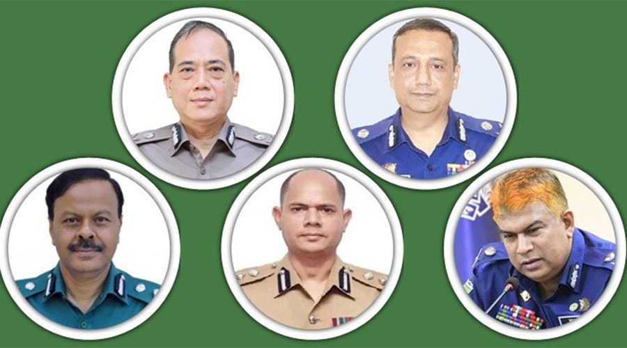 নৌ-পুলিশের প্রধানসহ ৫ অতিরিক্ত আইজিপিকে বাধ্যতামূলক অবসর