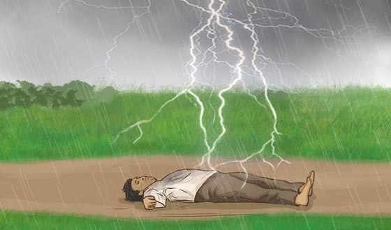 মান্দায় বজ্রপাতে কৃষি শ্রমিকের মৃত্যু, আহত ১