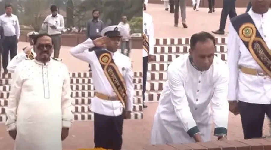 স্মৃতিসৌধে স্পিকার ও ডেপুটি স্পিকারের শ্রদ্ধা নিবেদন