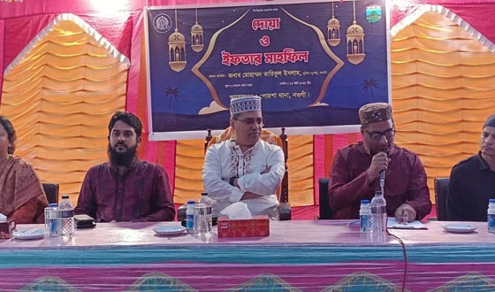 পোরশা থানার আয়োজনে ইফতার ও দোয়া মাহফিল