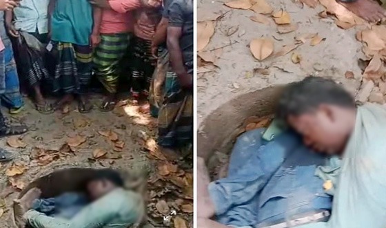 টয়লেটের ট্যাংকি থেকে যুবকের লাশ উদ্ধার