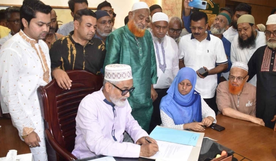 রাজশাহীতে প্রশাসক হিসেবে যোগদান করলেন মুক্তিযোদ্ধা ঈশা