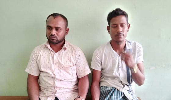 শৈলকুপায় গাঁজাসহ ২ মাদক ব্যবসায়ী আটক