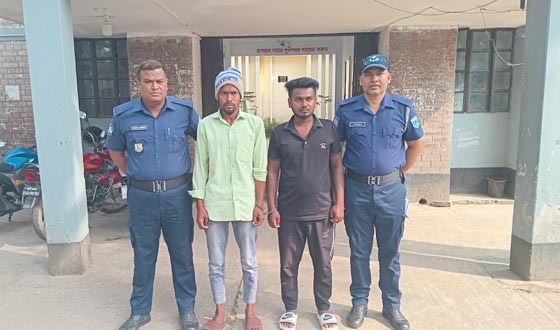 তানোরে ক্লুলেস দস্যুতা মামলার রহস্য উদঘাটন ,আসামি গ্রেফতার