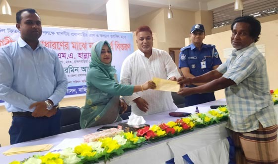 প্রধানমন্ত্রীর ঈদ উপহার পেলেন নাসিরনগরে ৫৮৫ জন