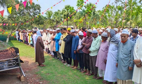 দেবহাটায় বিএনপি নেতার জানাযা সম্পন্ন