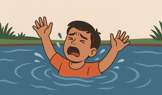 নানার বাড়িতে বেড়াতে এসে পানিতে ডুবে ২ শিশুর মৃত্যু