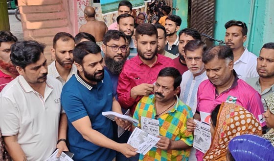 ধানের শীষের পক্ষে জোর প্রচারণা চালালেন আহসান হাবীব মমি