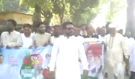 নিকলীতে মহান স্বাধীনতা ও জাতীয় দিবসের র‌্যালী ও সংবর্ধনা