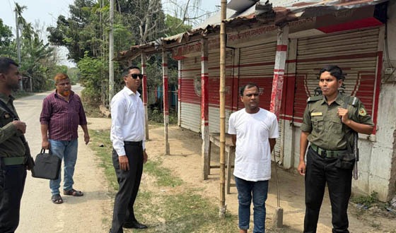 মধুখালীতে অতিরিক্ত দামে অকটেন বিক্রি করায় ব্যবসায়ীকে জরিমানা