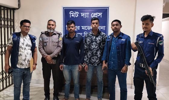 কালিয়ায় ছাব্বির মোল্লা হত্যা মামলার ২ আসামি গ্রেফতার