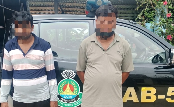 মোহনপুরে ভেকুতে পিষে কৃষক হত্যা মামলার দুই আসামি গ্রেপ্তার