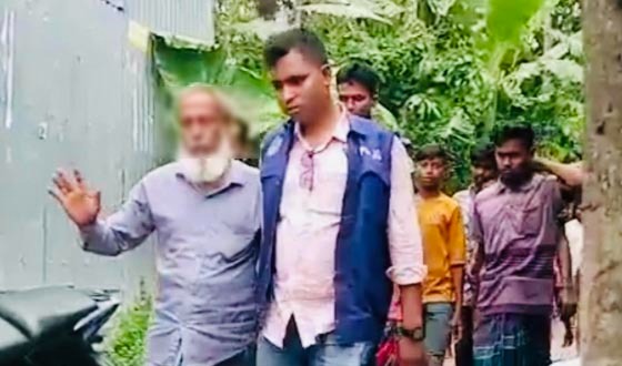 ৭ বছরের শিশুকে যৌণ নিপীড়নের অভিযোগে বৃদ্ধ আটক