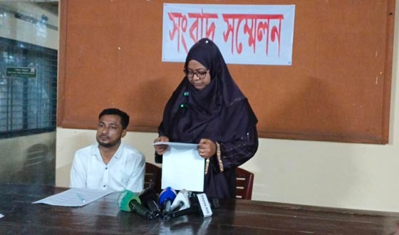 মাদক ব্যবসা ছেড়ে স্বাভাবিক জীবনে ফিরতে সংবাদ সম্মেলন