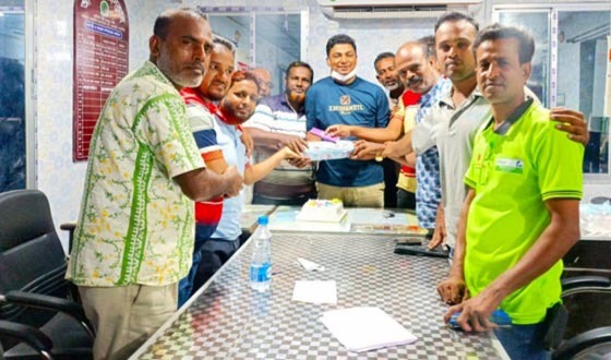 আশাশুনি প্রেসক্লাব সভাপতির জন্মদিন পালিত